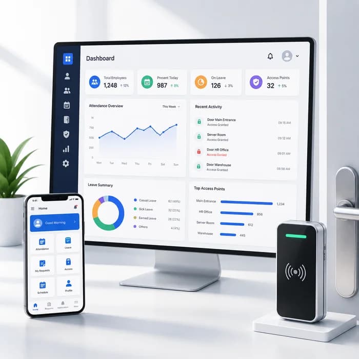NovaiSecure Elite module attendance dashboard